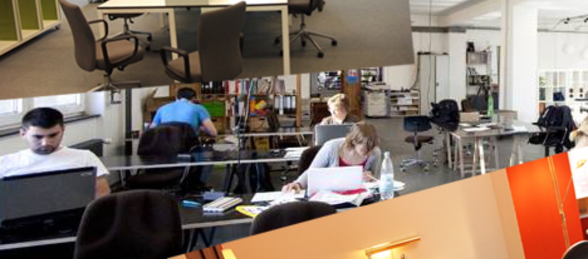 Three of more than 20 coworking spaces in Berlin: Betahaus, Cluboffice & Wostel