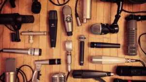 A beautiful collection of microphones, taken from Cohere Bandwidth's Instagram-@coherebandwidth