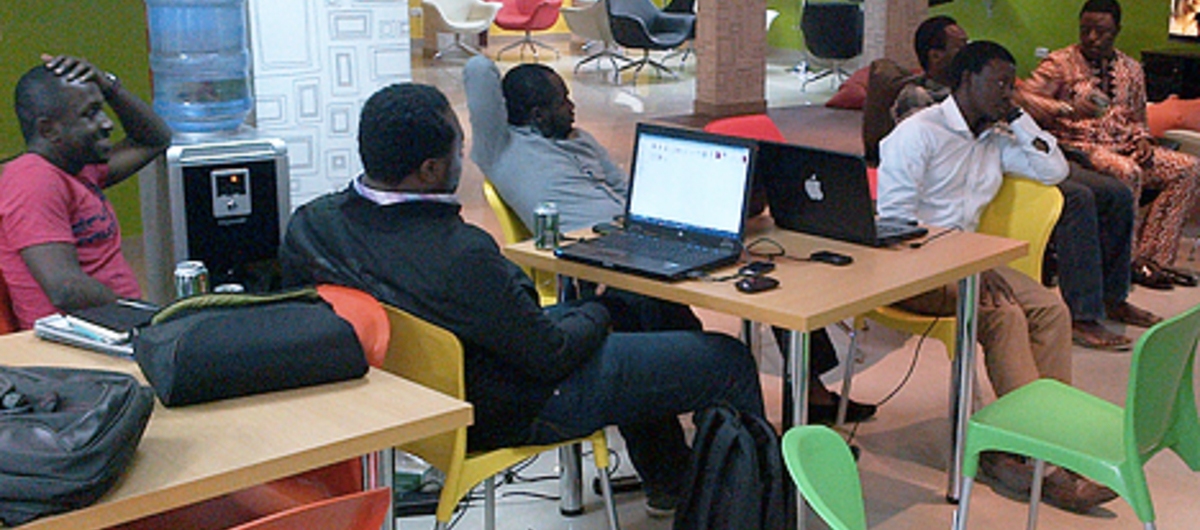A booming tech scene and major demographic shifts have created ideal conditions for coworking in Africa. (Image: CoCreation Hub in Lagos, Nigeria)