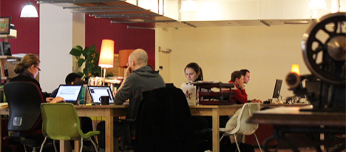The Trampery, a coworking space in Hackney.