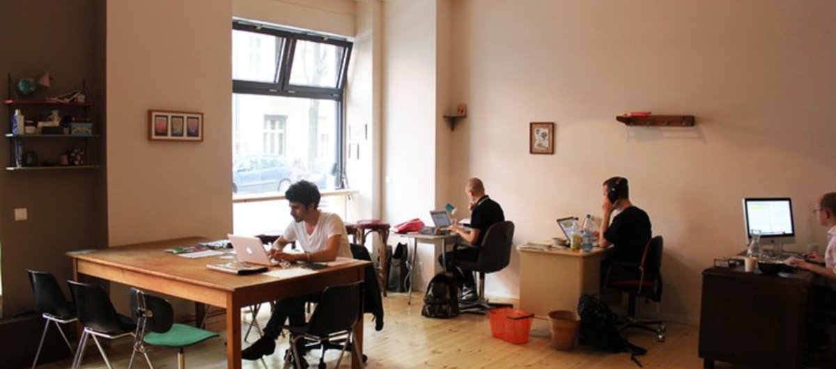 Self-employed workers at Wostel in Berlin