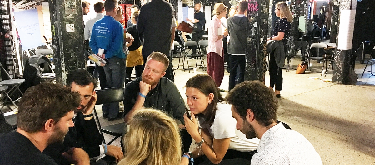 Participants of the TechFestival in Copenhagen