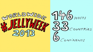 Worldwide Jellyweek, to date: 146 events, 33 countries, 6 continents