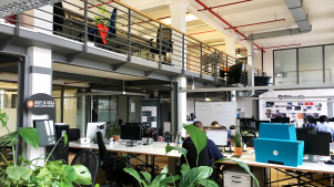 Transistor, a coworking space in Berlin, mainly hosting Bitcoin companies